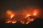 Fuoco sul Monte Ramaceto ieri notte