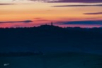 Primi albori su Pienza.