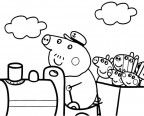 Colorir Peppa Pig  um tema de desenho animado extremamente divertido sobre a famlia Peppa Pig com formas muito fofas. Peppa Pig  considerado um dos desenhos infantis mais famosos do mundo. Ento, seus filhos j ouviram falar desse desenho animado?