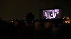 Cinema all'aperto in una sera d'estate Cinema all'aperto in una sera d'estate