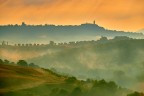 Uno sguardo verso Pienza Uno sguardo verso Pienza