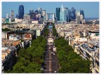 Panorama su Parigi dall'Arco di trionfo. 2023