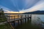 Tramonto sul lago di Alserio Tramonto sul lago di Alserio