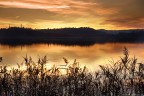 Tramonto sul lago di Pusiano Tramonto sul lago di Pusiano