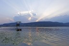Tramonto sul lago