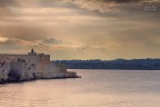 Castello Maniace al tramonto Castello Maniace al tramonto