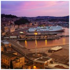 Il porto di Ancona al tramonto Il porto di Ancona al tramonto