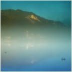 Micro pescatori nella nebbia Micro pescatori nella nebbia