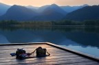 Lago di Cavazzo quasi al tramonto Lago di Cavazzo quasi al tramonto