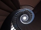 Particolare di scala a chiocciola