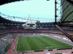 Lo stadio Delle Alpi durante la partita Torino-Cremonese.