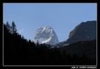 la punta del Cervino vista da Champoluc la punta del Cervino vista da Champoluc