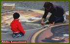 Madonnaro Con Assistente Madonnaro Con Assistente